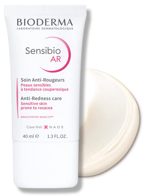 Bioderma - Sensibio AR Cream - Facial Redness Relief Lotion - Skin Soothing and Moisturizing - Face Lotion for Sensitive Skin