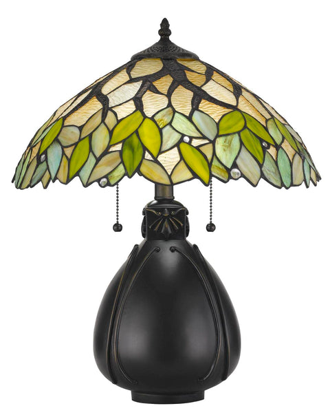 60w X 2 Tiffany Table Lamp