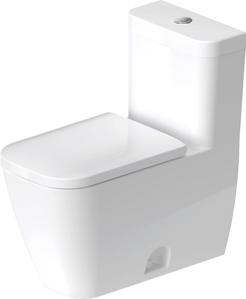 Duravit 2121010001 Happy D 2 One-Piece Toilet White (Seat Not Included)