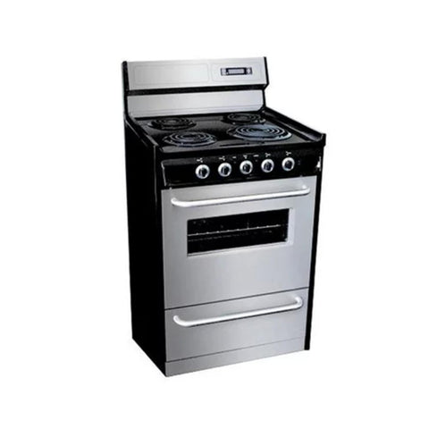 Summit TEM230BKWY Kitchen Cooking Range, Stainless Steel