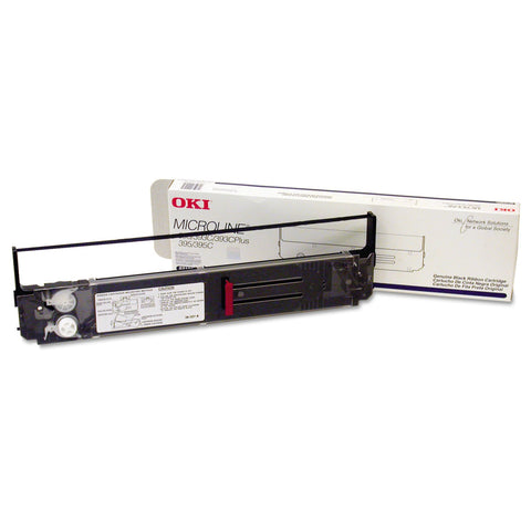 Oki 52103601 Ribbon Cartridge, Black