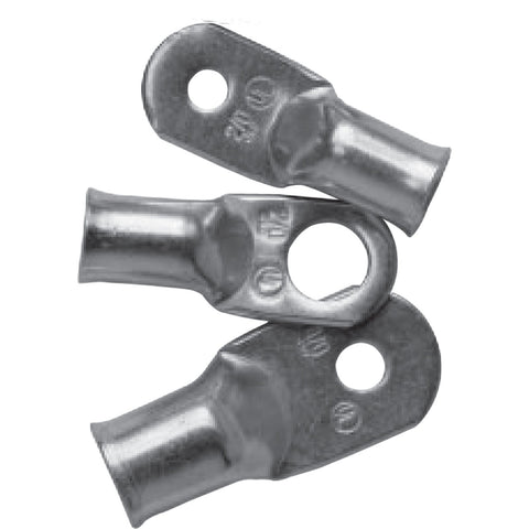 ANCOR MARINE GRADE 252267 Electrical Heavy Duty Tinned Copper Lugs (2-Gauge, Size 1/2 Screw, 2-Pack)