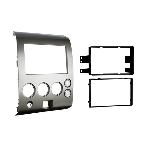 Metra Electronics 95-7406 Double DIN Installation Dash Kit Fits 2004-2007 Nissan Titan and 2004-2005 Nissan Armada