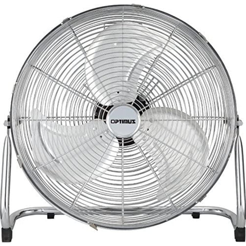 Optimus F-4122 F-4122 3-Speed 40-Watt 12-In. Industrial-Grade High-Velocity Floor Fan