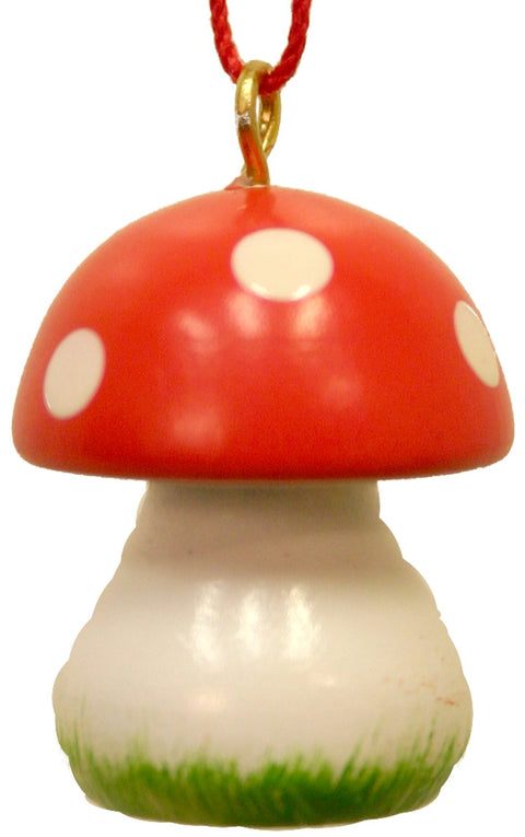 Alexander Taron Importer 13-0026 - Christian Ulbricht Ornament - Mushroom - 1"" H x .75"" W x .75"" D