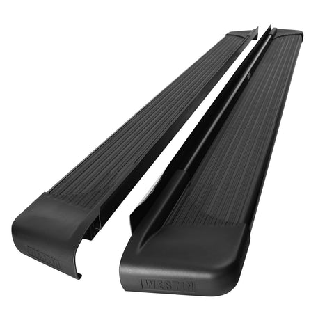Westin 27-64755 SG6 Running Boards Aluminum Black Pair 85.5 in (Required Mounting Kit Sold Separately)