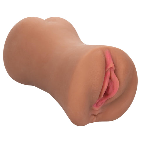 CalExotics Stroke It Dual Entry Pussy & Ass Male Masturbator - Brown - SE-0912-46-3
