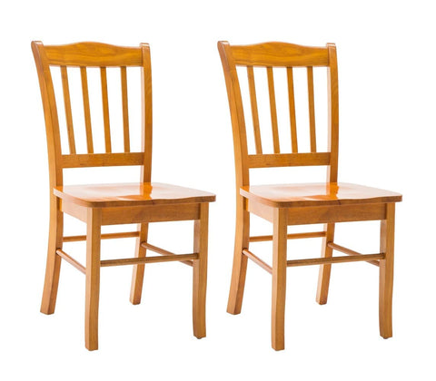 Boraam Shaker Chair, Oak, Set of 2