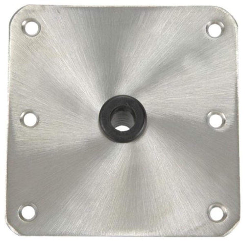 Springfield 1620001 KingPin Standard Square Base Plate with Satin Finish - 7" x 7", Stainless Steel