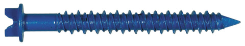The Hillman Group 375287 Hex Washer, Head Slotted Tapper Concrete Screw Anchor, 3/16 x 1-3/4-Inch, 100-Pack