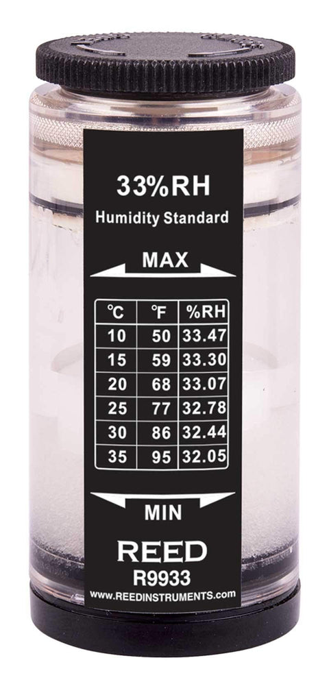 REED Instruments R9933 Humidity Calibration Standard, 33%