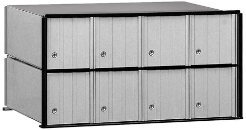 Aluminum Mailbox - 8 Doors - Rack Ladder System
