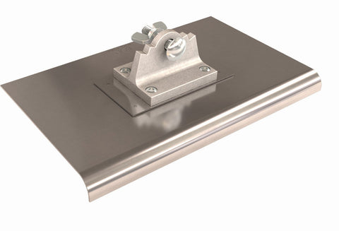 Bon 12-287 10-Inch by 6-Inch Stainless Steel Flip Flop Walking Concrete Edger with 1/2-Inch Radius and 5/8-Inch Diameter