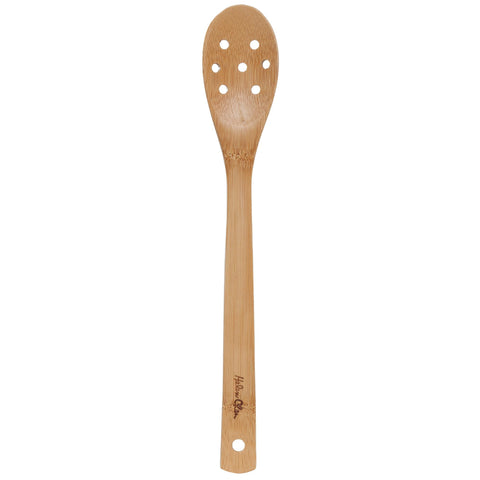 Helen’s Asian Kitchen Bamboo Pierced Spoon, 12-Inch