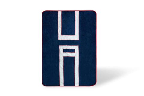 My Hero Academia U.A. Academy Logo Anime Fleece Throw Blanket | Boku No Hero Academia Soft Blankets and Throws | Official My Hero Academia Throw Blankets | Measures 60 x 45 Inches