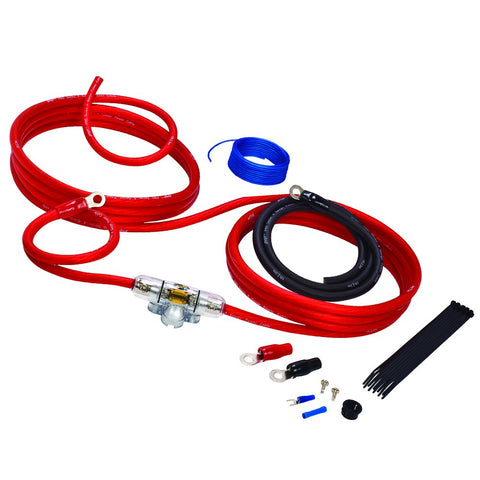 Stinger SK4641 4 Gauge 4000 Series Car Audio Amplifier Installation Kit, Red, 18.75" x 9.00" x 2.50"