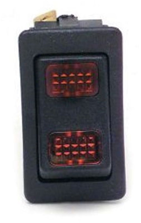 Painless Performance 80401 Rocker Switch, On-Off, Red Lighted