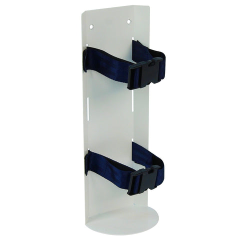 DETECTO Oxygen Tank Holder with Accessory Rail for Rescue Cart
