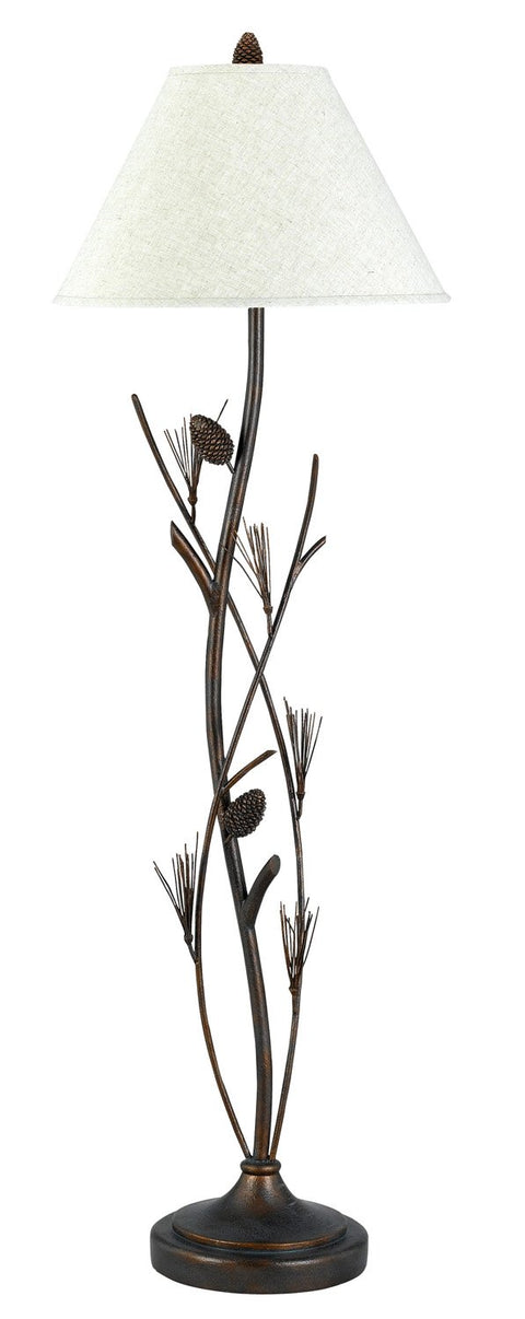 Cal Lighting BO-961FL Pine Twig Iron Floor Lamp, 18" x 18" x 60", Willow, 9.8x47.3x13.5