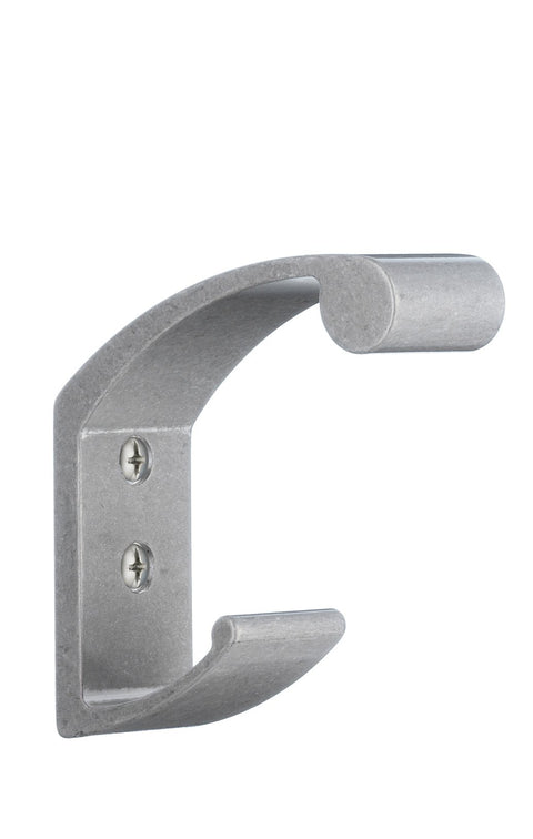 Smedbo B1034 Coat and Hat Hook, Brushed Aluminum