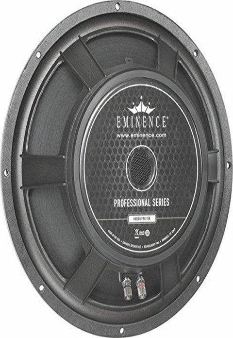 Eminence Professional Series Omega Pro 15A 15" Pro Audio Speaker, 800 Watts at 8 Ohms, Black
