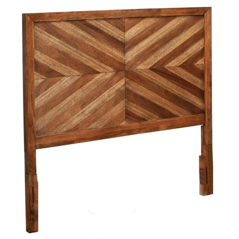 Origins by Alpine Trinidad Queen Wood Headboard in Toffee (Brown)