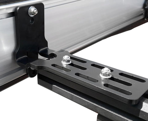 Overland Vehicle Systems Nomadic Awning Bracket Kit for 270, & 180 - Set of 3 Heavy Duty Steel Brackets - Set of 2 Tension Straps - Mounting Hardware Included