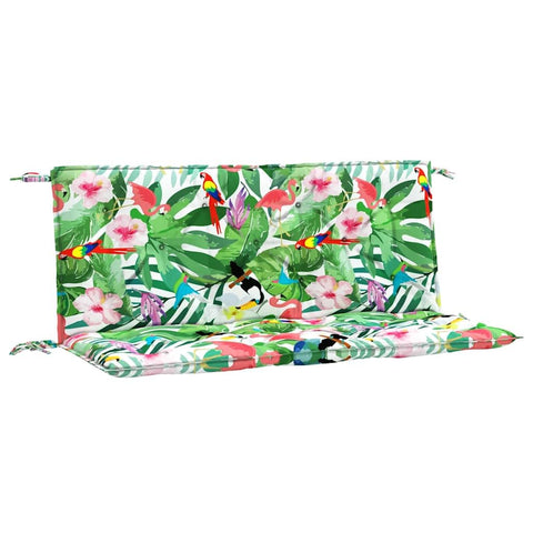 vidaXL - Garden Bench Cushions in Multicolor - Weather-Resistant Polyester Fabric - Hollow Fiber Filling, Non-Slip and Easy Attach - Versatile for Outdoor and Indoor Use, 47.2"x19.7"x2.8"