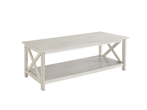 Boraam Jamestown Coffee Table, Antique White
