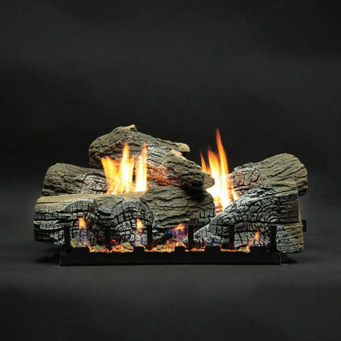 Empire Refractory Stacked Wildwood Gas Logs Only, 24-Inches (LS24WRR)