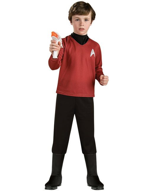 Deluxe Star Trek Into Darkness Red Engineering Scotty Costume Boys Medium 8-10