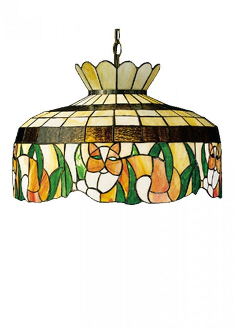 Meyda Tiffany 26578 Lighting, 19.5" Width, Bronze/Dark