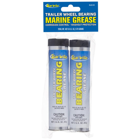 STAR BRITE Marine Grade Wheel Bearing Grease - Ideal for Boat Trailers, Water Pumps, Hinges, Pins, Winches, Anchor Chain Reels