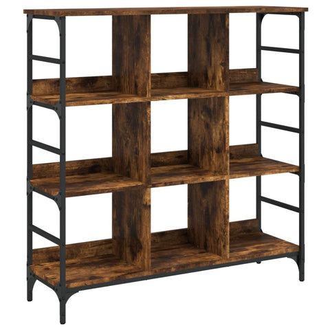 vidaXL Smoked Oak Brown Sideboard - Engineered Wood Storage Cabinet with Adjustable Feet for Home, Office, and Lounge Areas