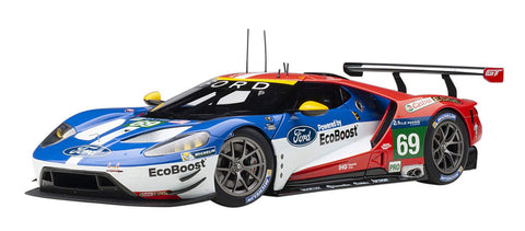 Autoart Ford GT #69 Ryan Briscoe - Richard Westbrook - Scott Dixon Ford Chip Ganassi Team USA 24H Le Mans (2016) 1/18 Model Car