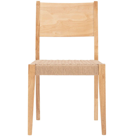 Powell Cadence Dining Chair - Modern, Natural, Solid Wood, Foam Seat - Set of 2