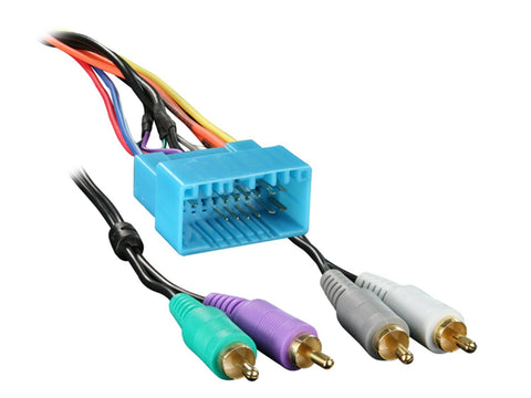 Metra 70-1725 Amplifier Integration Harness for 2002 Acura RSX, Black