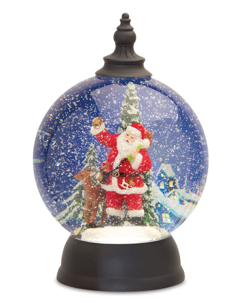Melrose Santa in Sleigh Snow Globe, 9.25 inches Height, Acrylic
