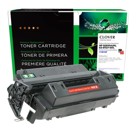 Clover Remanufactured MICR Toner Cartridge Replacement for HP Q2610A, Troy 02-81127-001 | Black