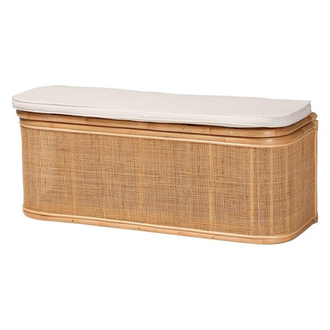 Rattan Storage Bench by Bali & Pari