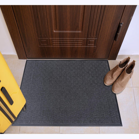 Doortex® Ribmat Entrance Mat, Charcoal - 36" x 60"