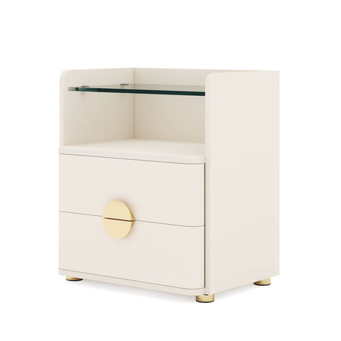 Tribesigns Nightstands 2-Drawer Modern Night Stand