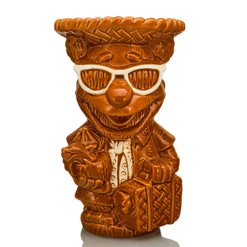 Geeki Tikis The Muppets Fozzie Bear Ceramic Mug | Party Cocktail Tumbler For Liquor and Beverages | Holds 20 Ounces