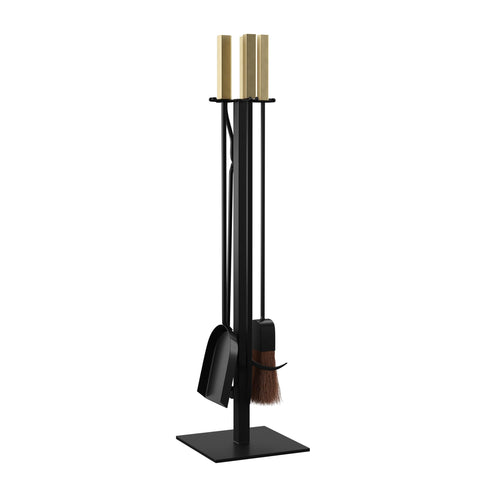 Furniture HotSpot Vancedale Modern Fireplace Tools – 4pc Set