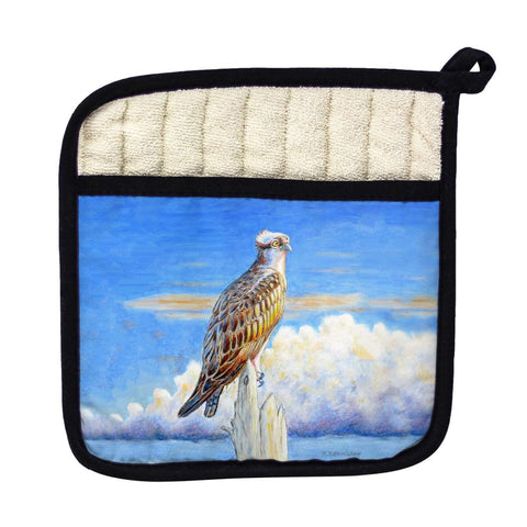 Betsy Drake PT1109 Osprey Storm Pot Holder