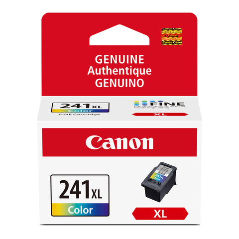Canon CL-241 XL Genuine Color Ink Cartridge, Compatible with MG2120/3120/4120, MX512/432/472/372/392/522/532/452, MG2220/3220/4220/3520/3620, TS5120