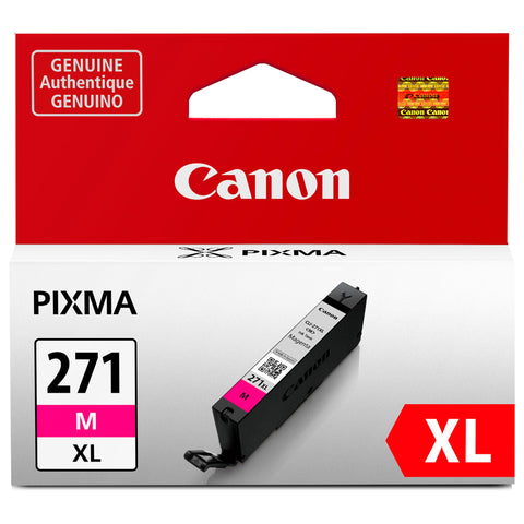 Canon CLI-271XL Genuine Magenta Ink Tank, Compatible with MG6820, MG6821, MG6822, MG5720, MG5721, MG5722, MG7720, TS5020, TS6020, TS8020, and TS9020 (Optional) Printers