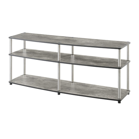 Convenience Concepts Designs2Go 3 Tier 60" TV Stand, Faux Birch