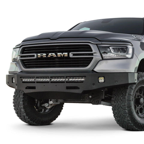 Innovative Creations Inc AL-FBM39DGN Magnum Front Bumper w/Single Square Lights Holes Fits w/o Or w/Parking Sensors Retains Factory Tow Hooks Non-Winch Magnum Front Bumper