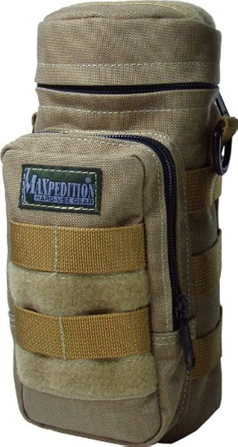 Maxpedition Bottle Holder, Khaki, 10 -Inch x 4 -Inch